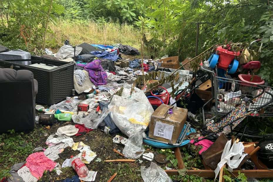 Rockford Scanner: Abandoned Homeless encampment