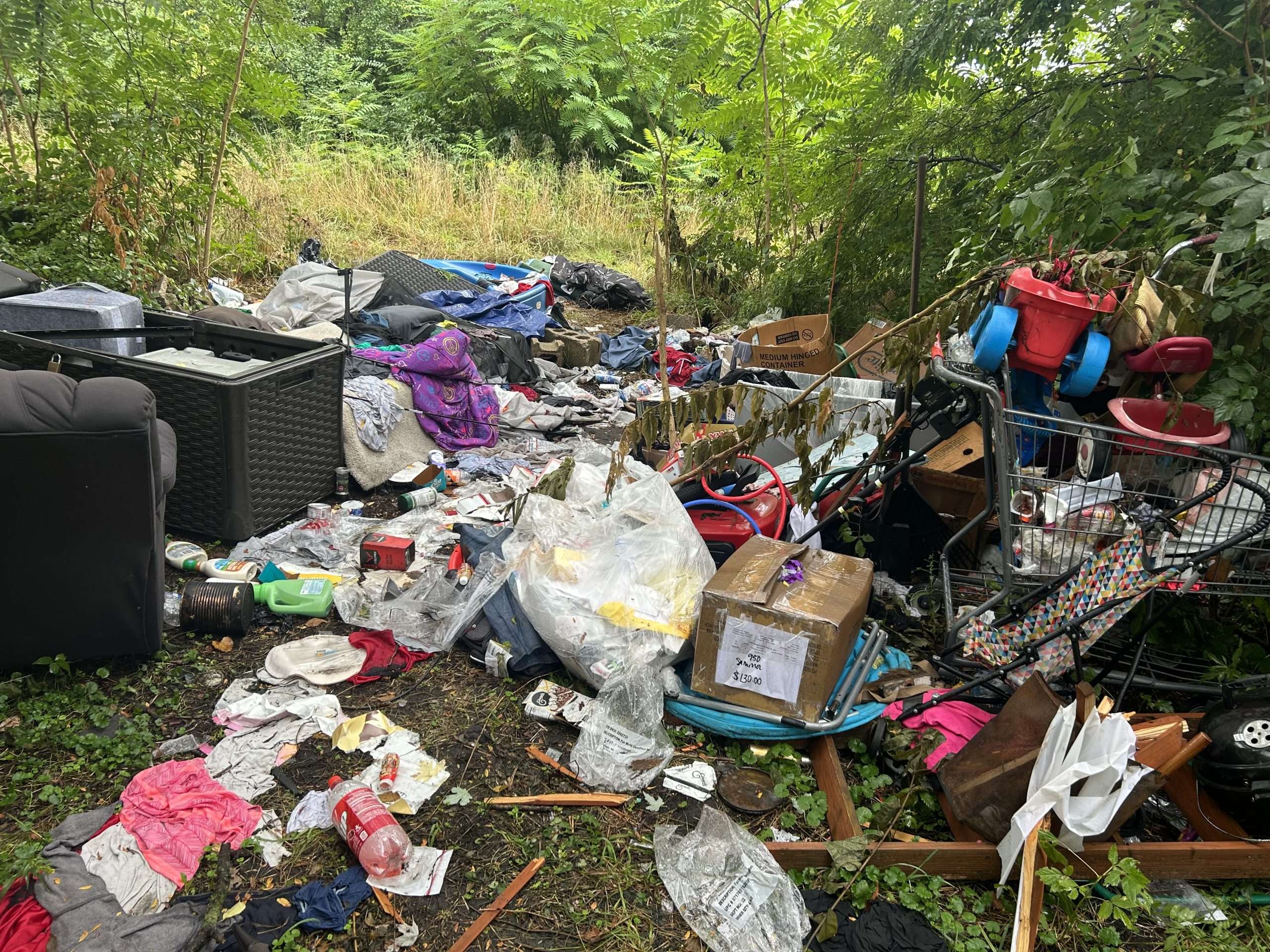 Rockford Scanner: Abandoned Homeless encampment